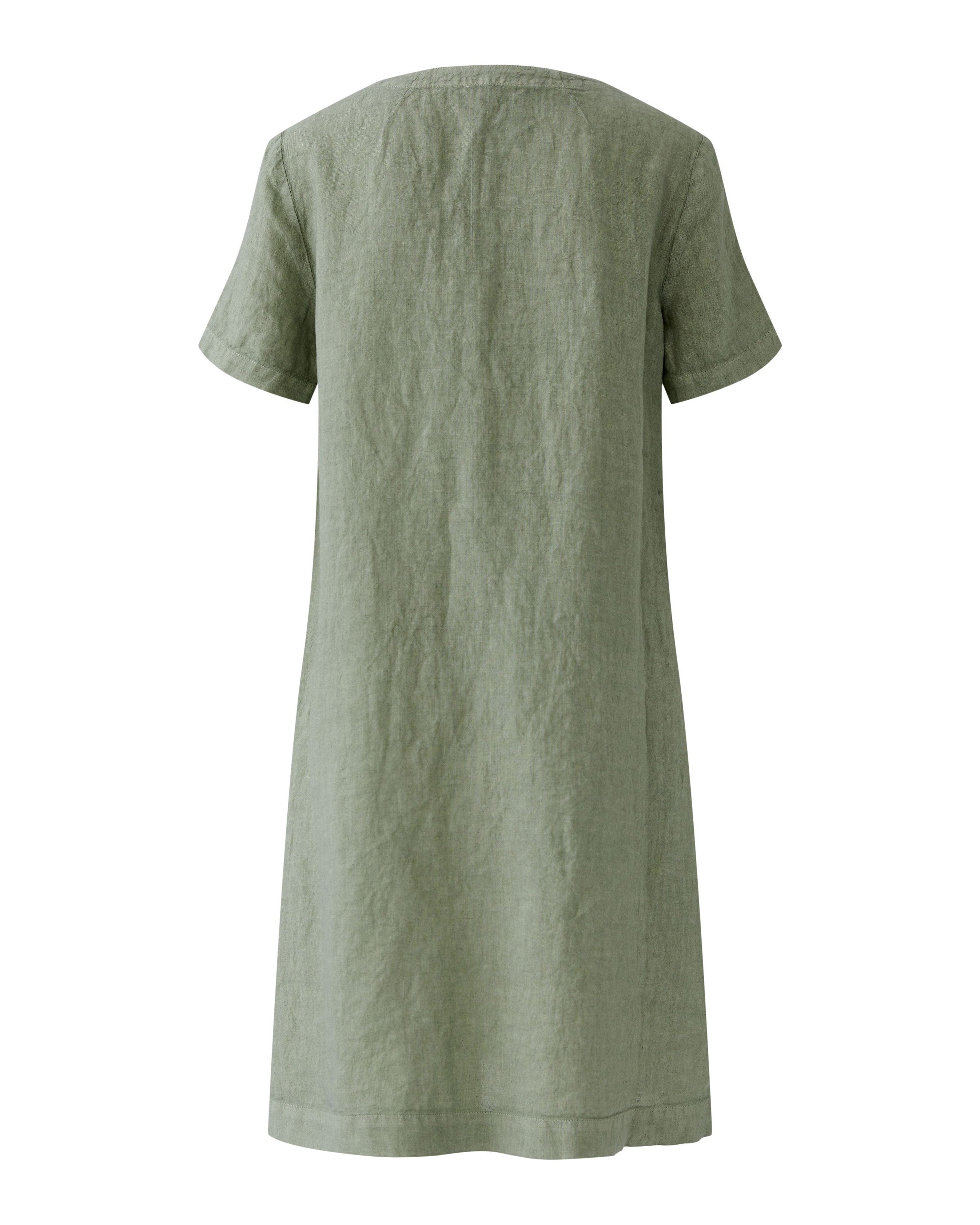 Linen Pocket Dress - Khaki