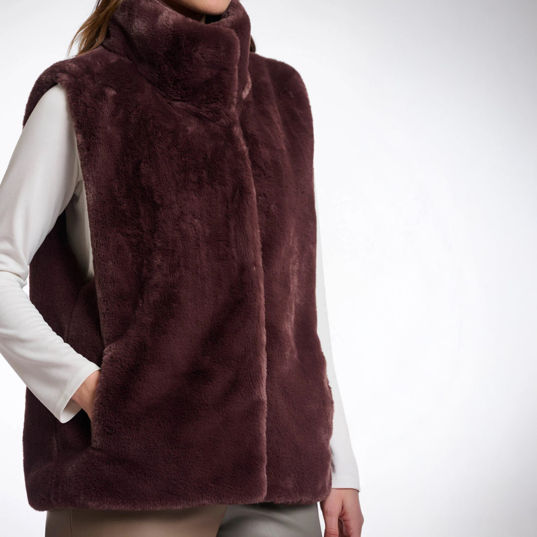 Lison Waistcoat - Chocolate Bean