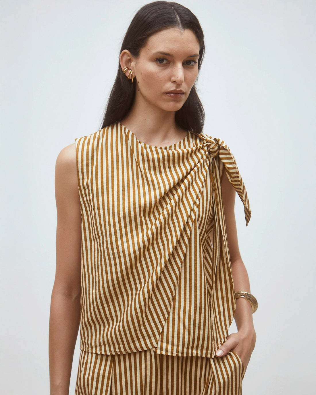 Listo Blouse - Camel