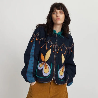 Little Embroidered Jacket - Multicolour