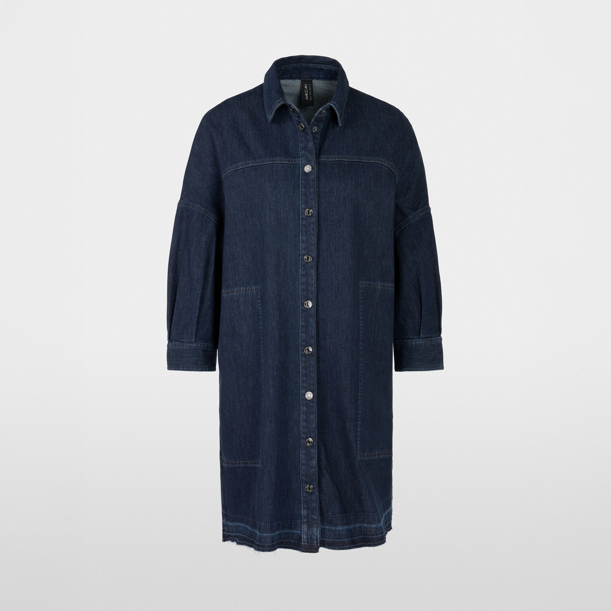 Long Denim Dress/Shirt - Vintage Indigo