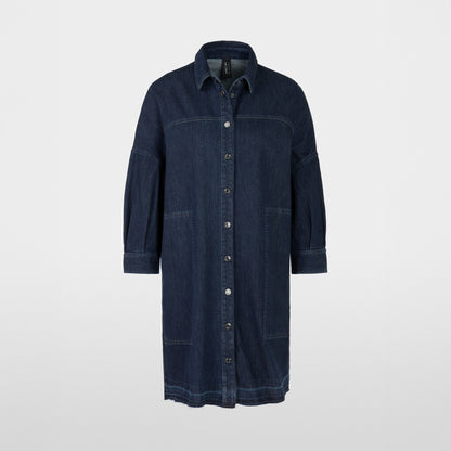Long Denim Dress/Shirt - Vintage Indigo