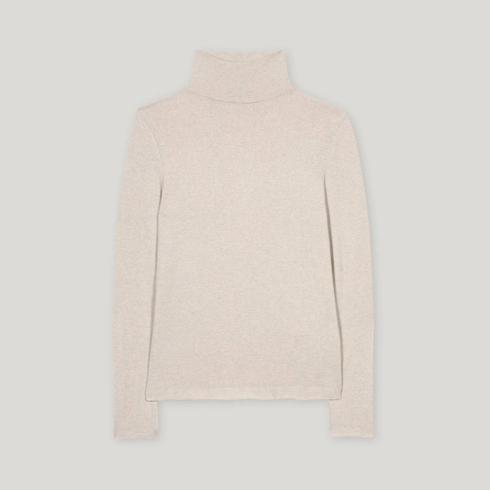 Long Sleeve Turtleneck - Oyster