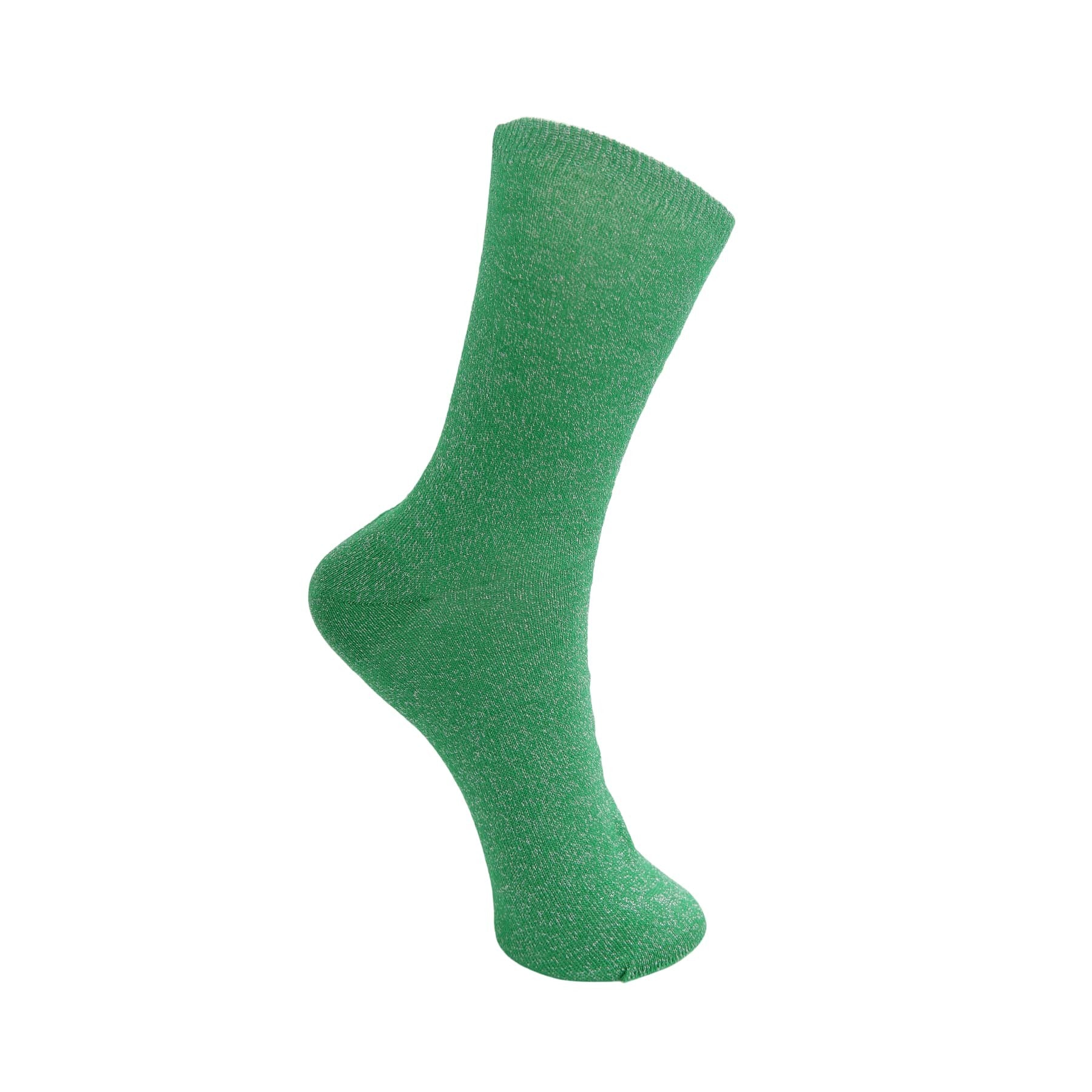 Lurex Sock - Grass