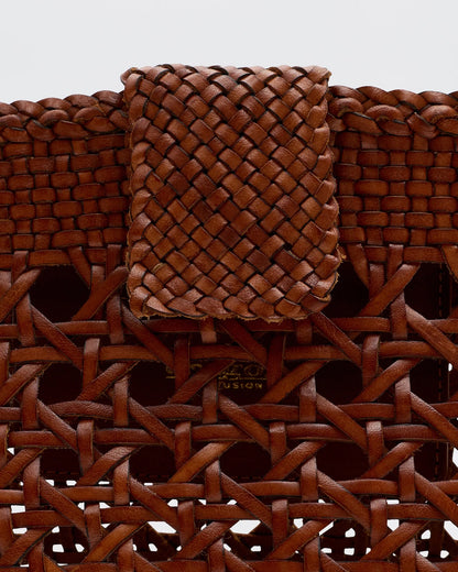 Rixo x Dragon Diffusion Lucine Leather Bag - Tan