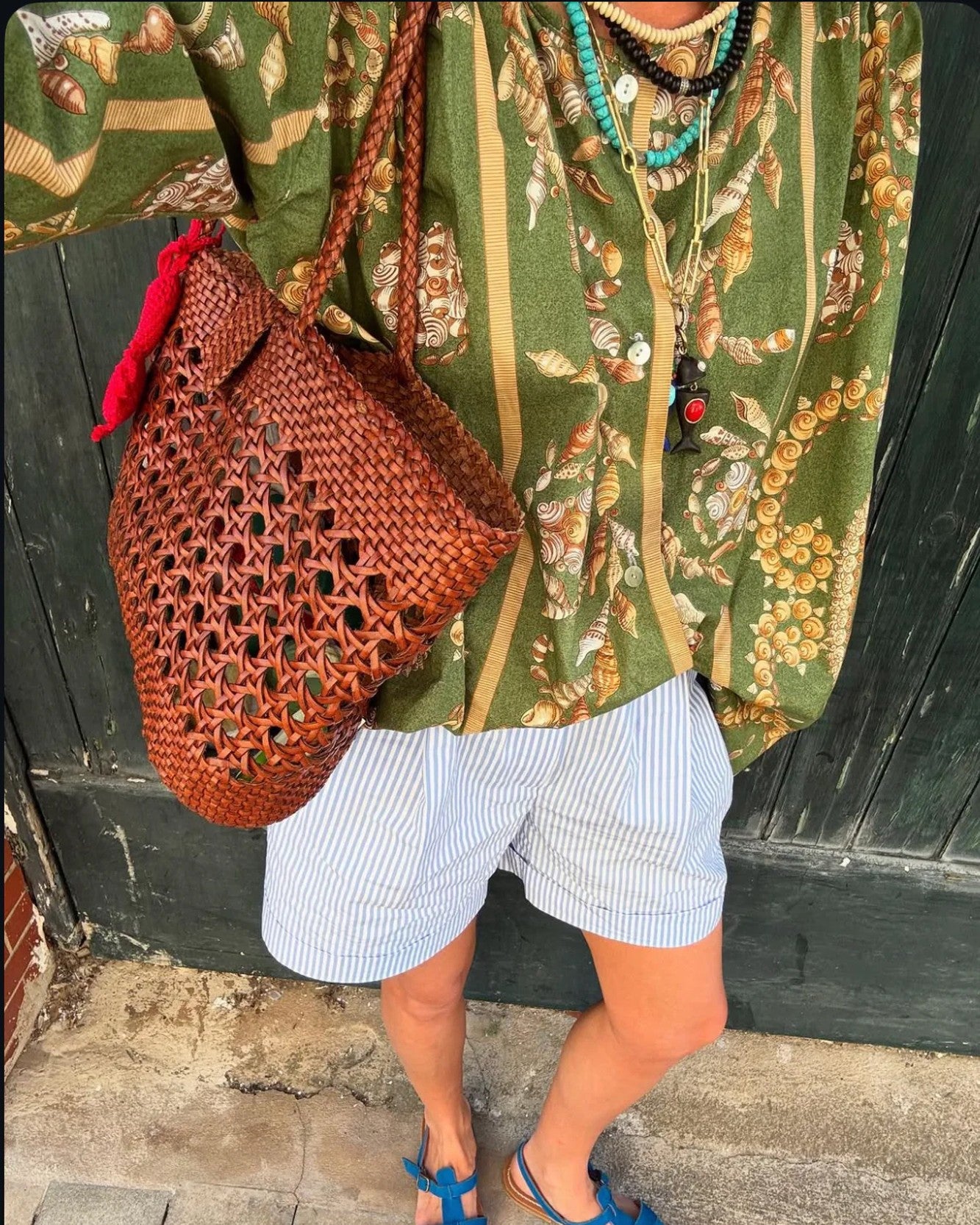 Rixo x Dragon Diffusion Lucine Leather Bag - Tan