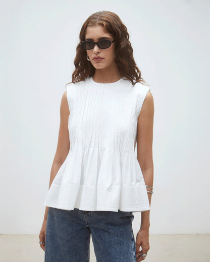 Luigi Blouse - Blanc Casse