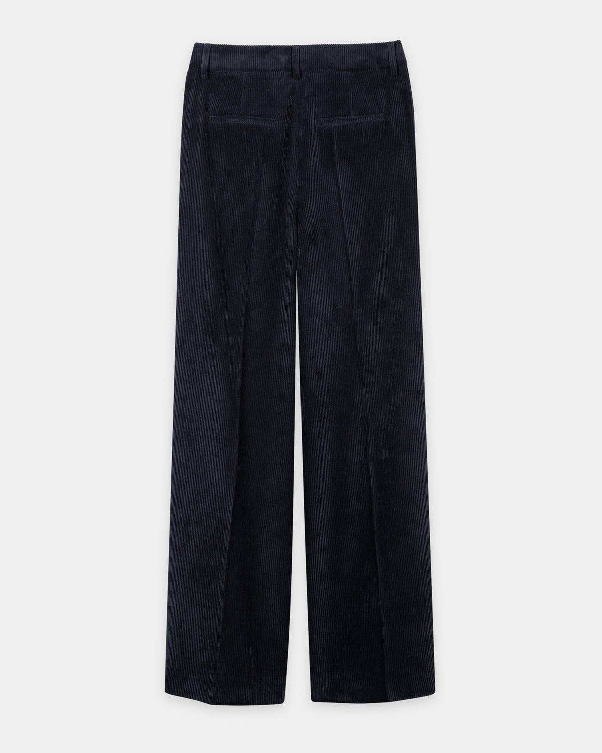 Wide Leg Cord Trousers - Winter Navy