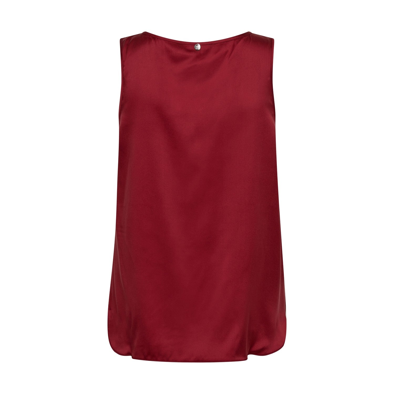 Astrid Silk Tank Top - Rhythmic Red