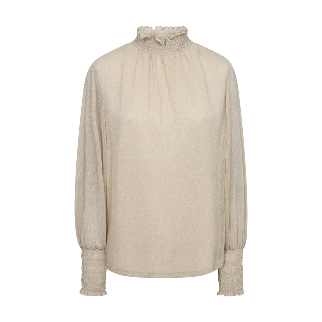 Ximena Glam Long Sleeve Blouse - Summer Sand