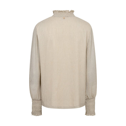 Ximena Glam Long Sleeve Blouse - Summer Sand
