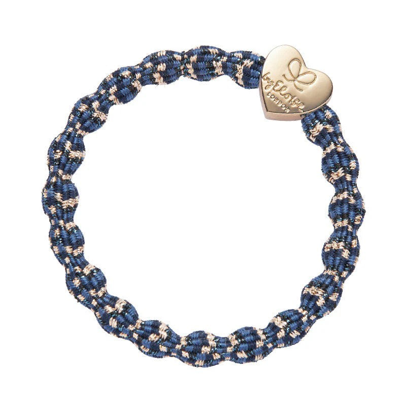 Metallic Gold Heart - Blueberry