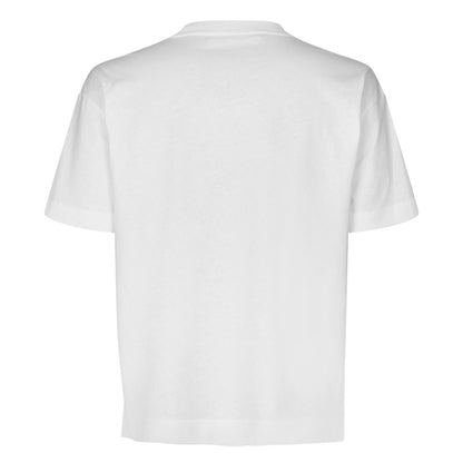 Joel Logo T Shirt - White/Green