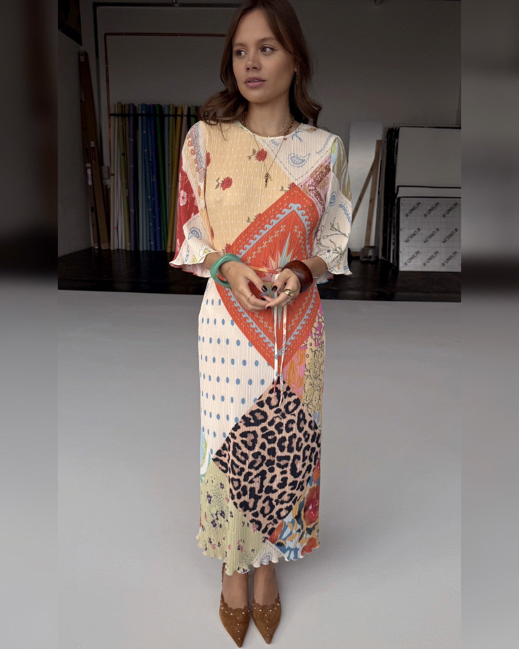 Mabel Dress In Jardin Du Soleil Print - Jardin Multi