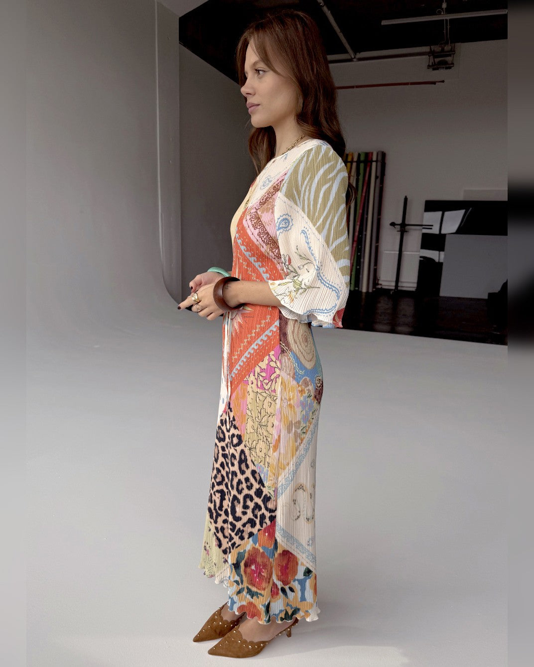 Mabel Dress In Jardin Du Soleil Print - Jardin Multi