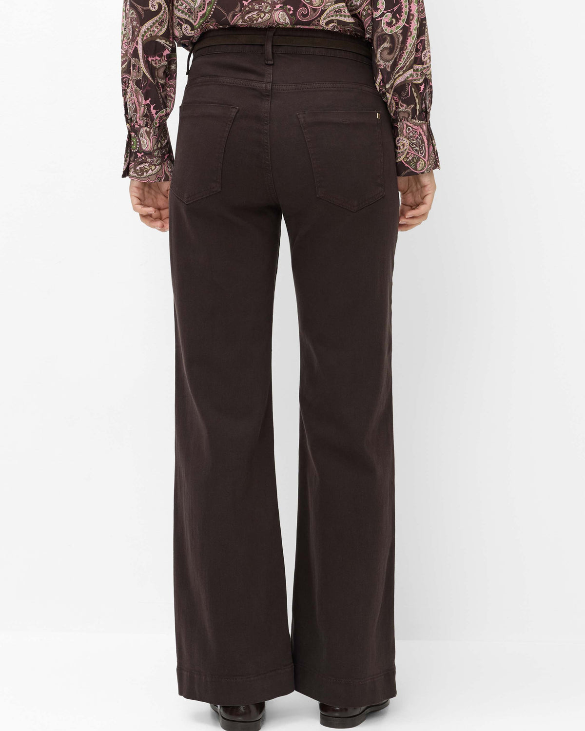 Magic Maine Wide Leg Trousers - Chocolate