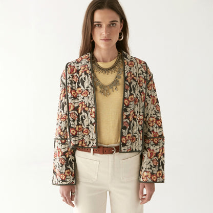 Tadeo Quilted Jacket - Piña Colada