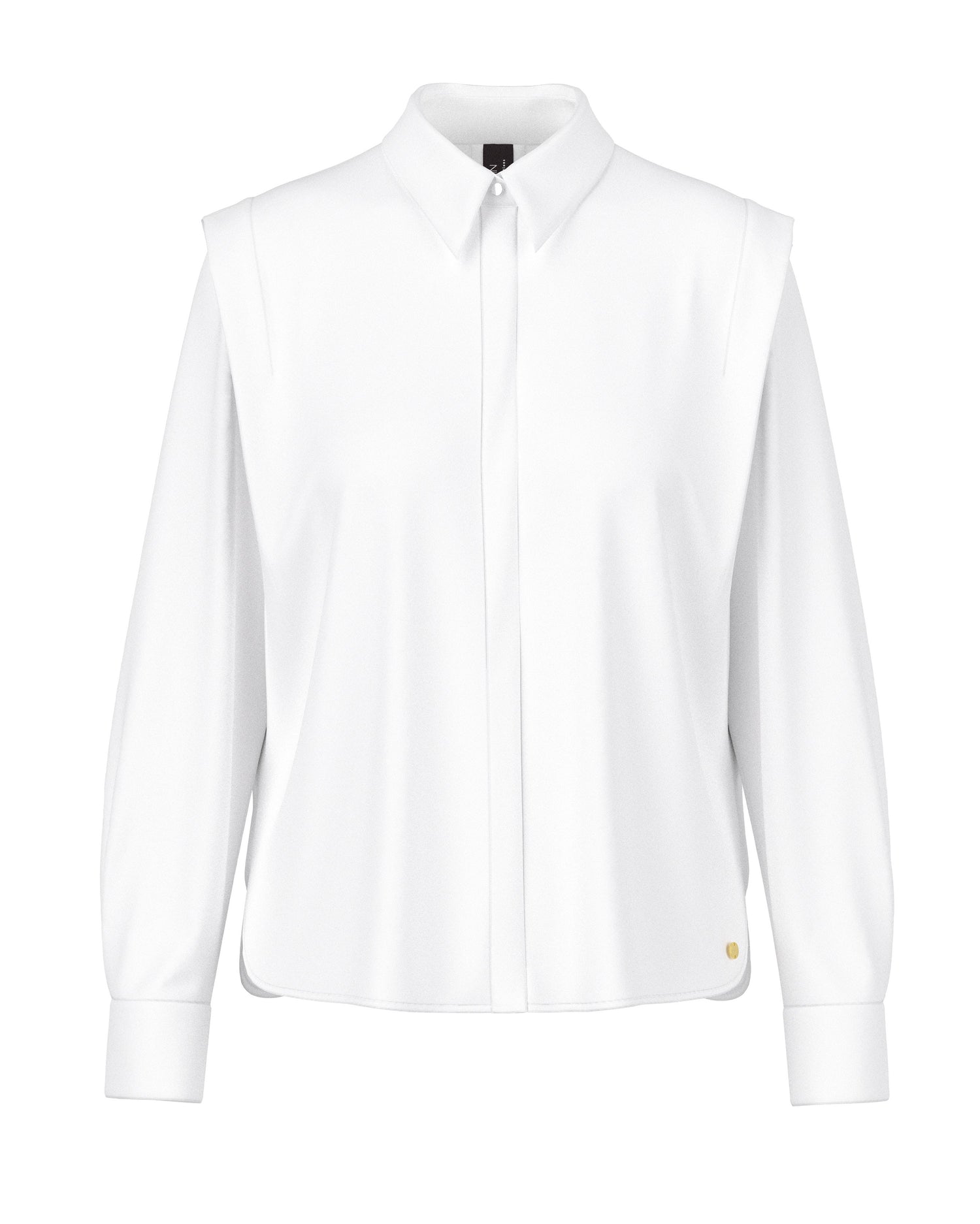 Cap Shoulder Shirt - White