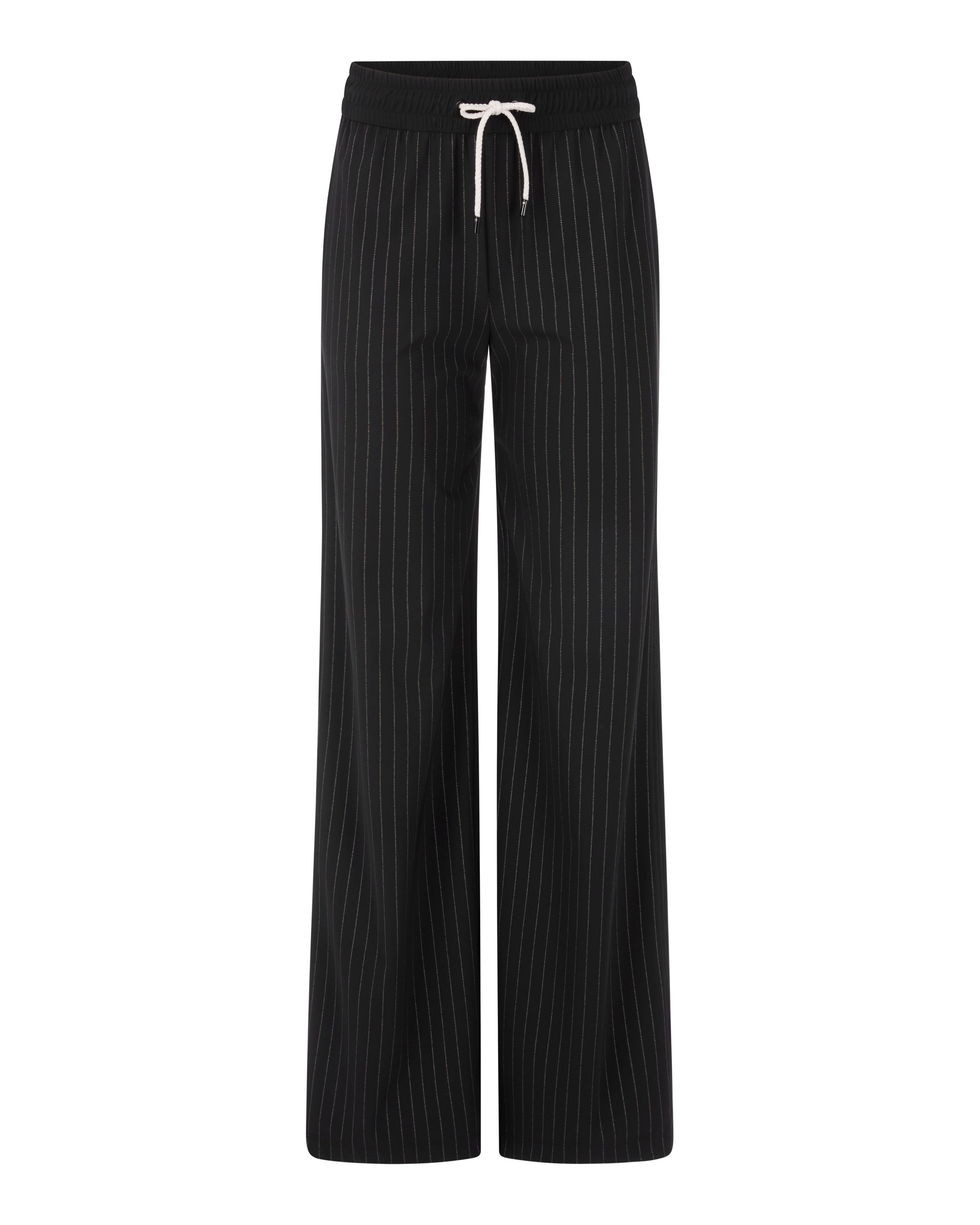 Relaxed Stripe Trouser - Black