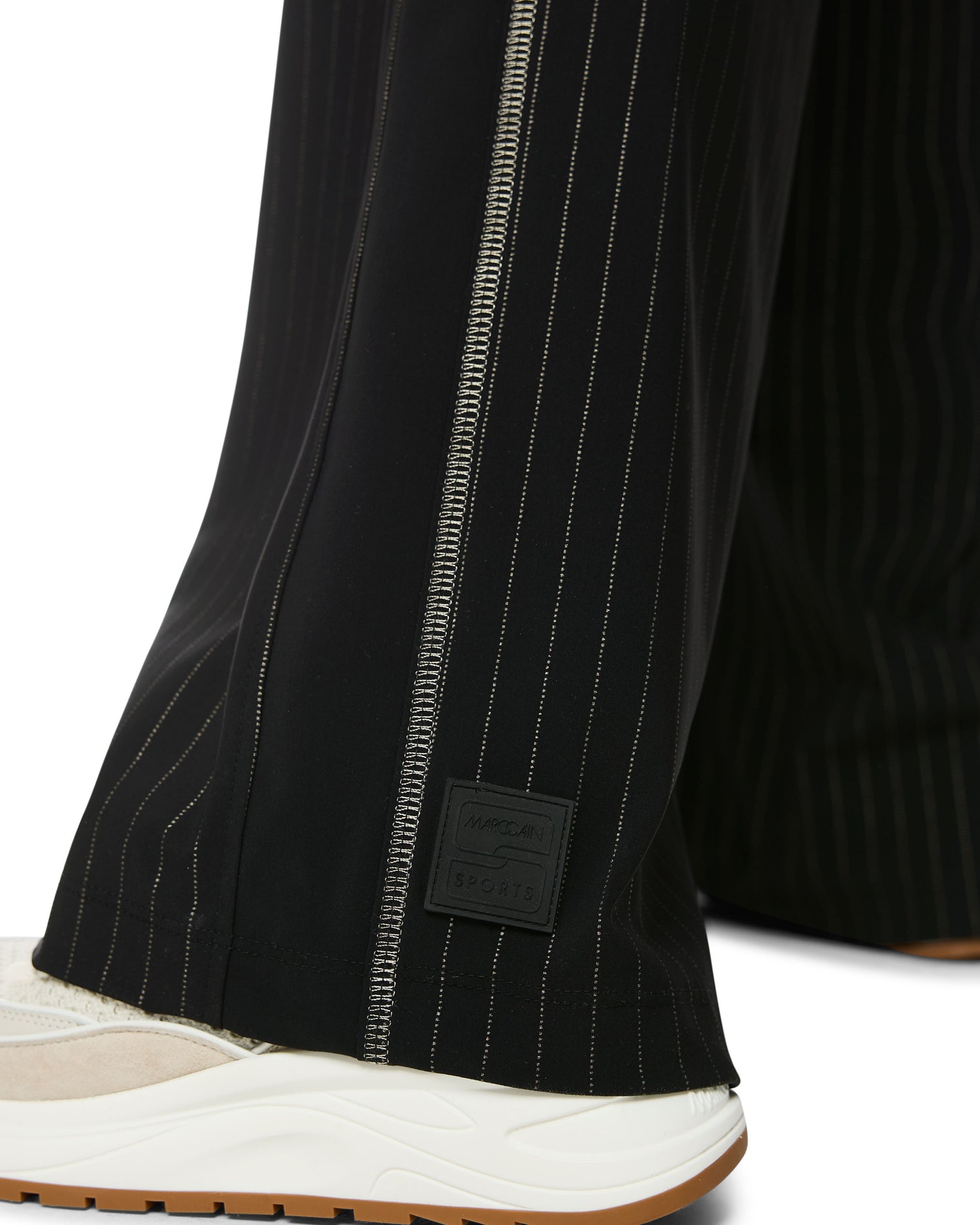 Relaxed Stripe Trouser - Black