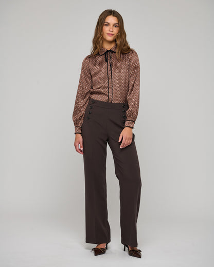 Margit Blouse With Special Trim - Meadow Caramel