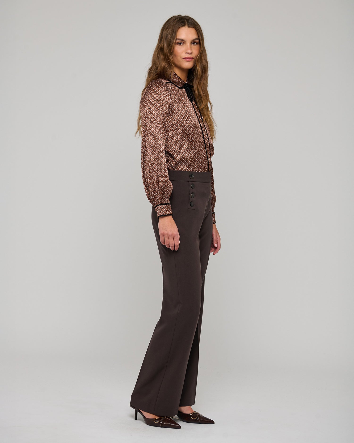 Margit Blouse With Special Trim - Meadow Caramel