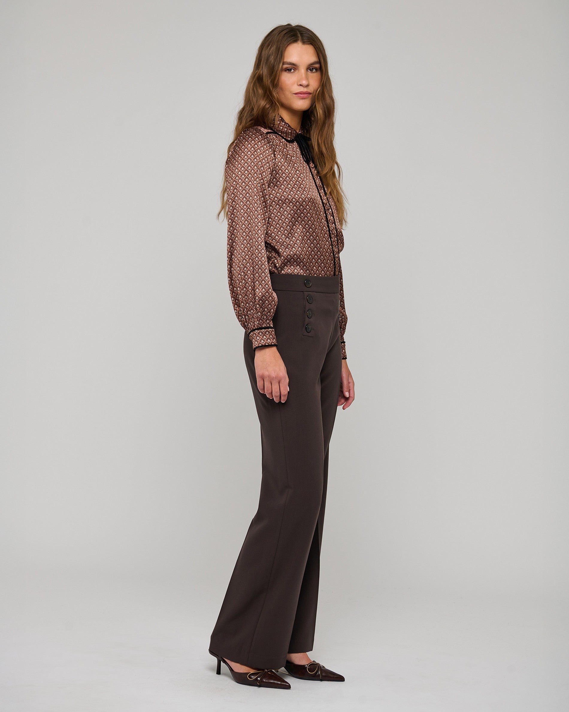 Margit Blouse With Special Trim - Meadow Caramel