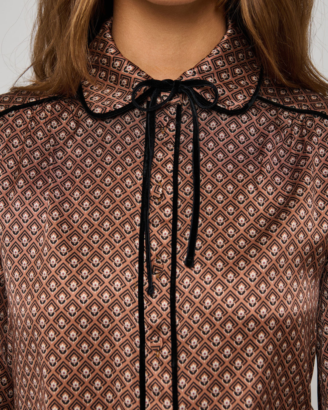 Margit Blouse With Special Trim - Meadow Caramel