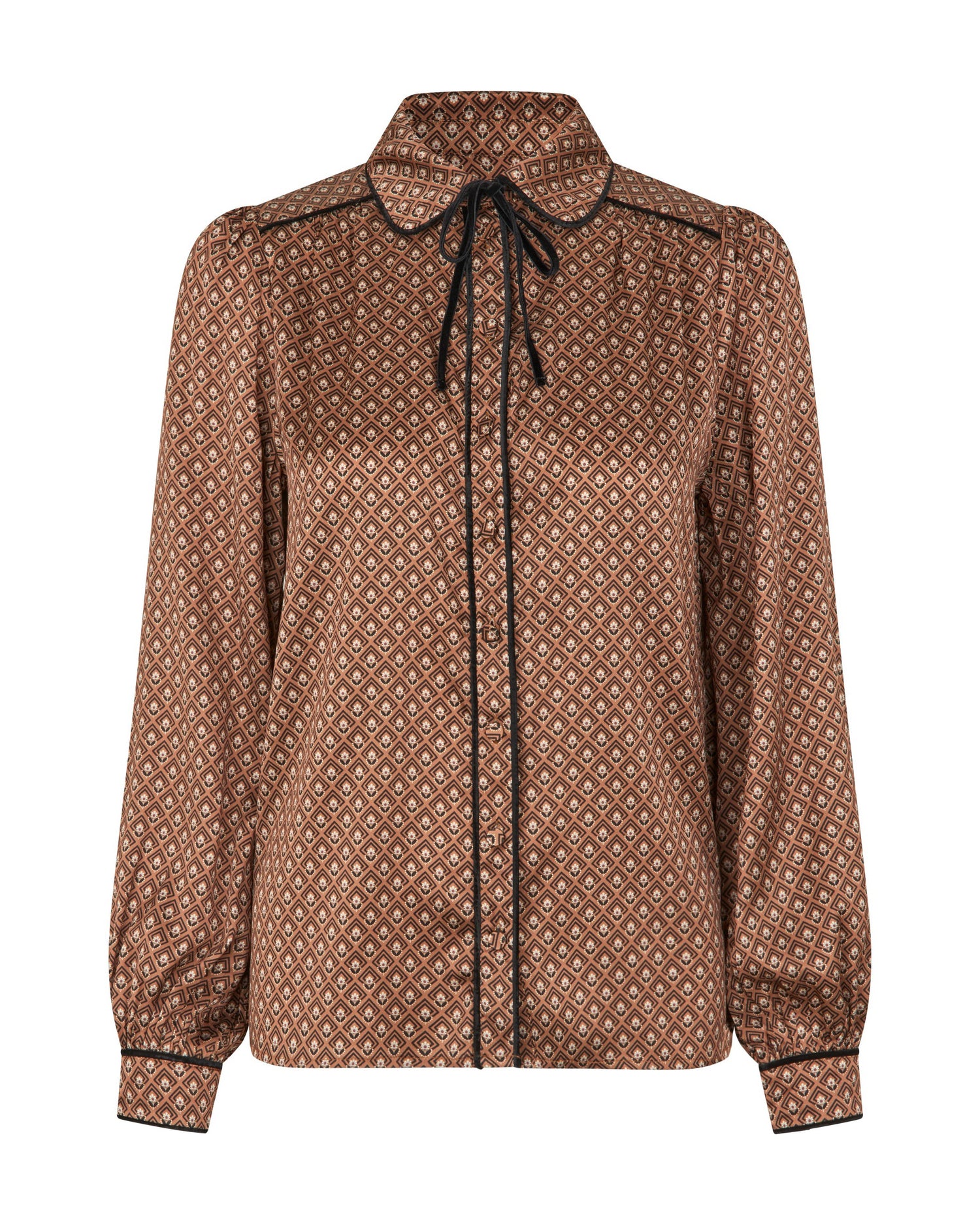 Margit Blouse With Special Trim - Meadow Caramel