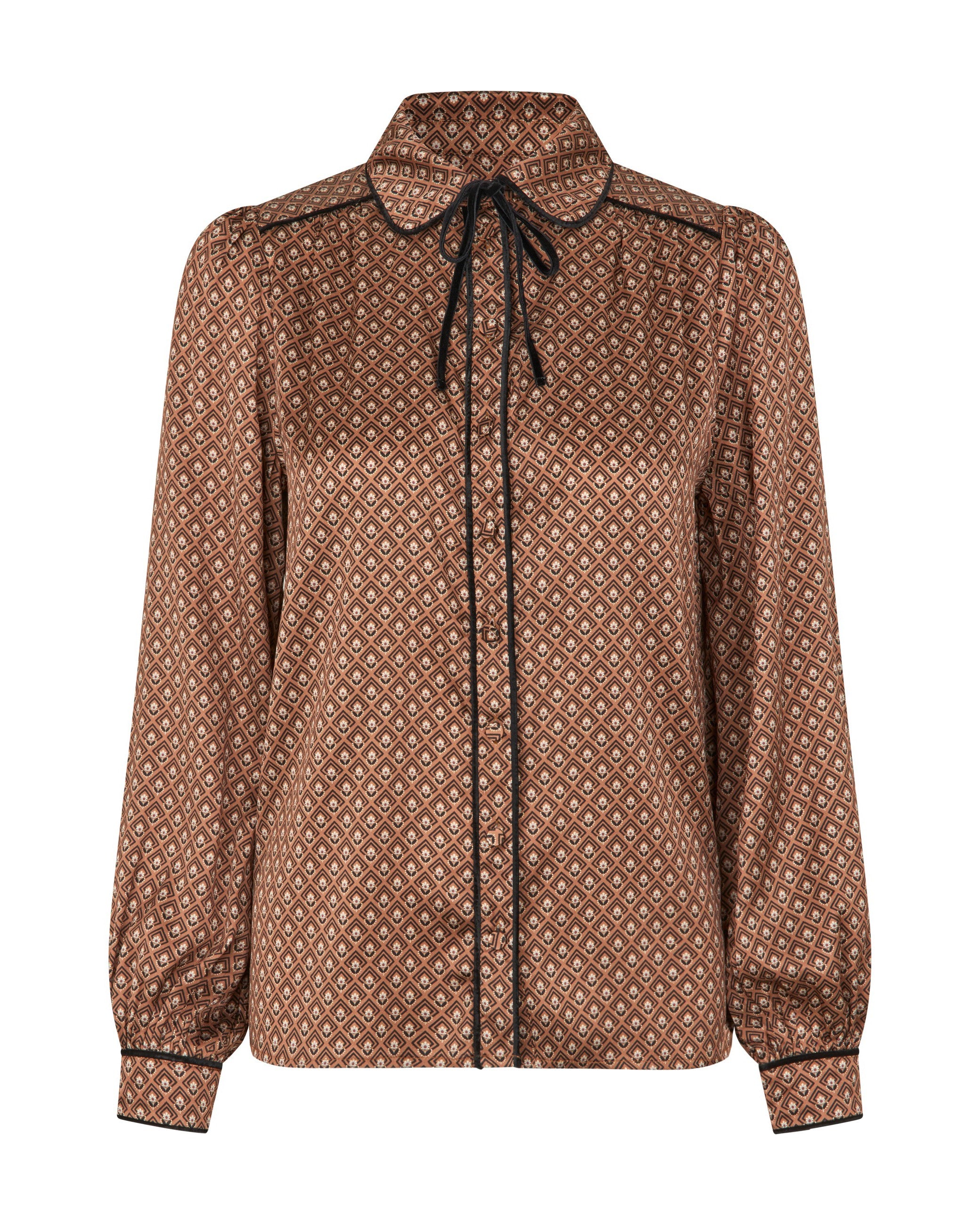Margit Blouse With Special Trim - Meadow Caramel
