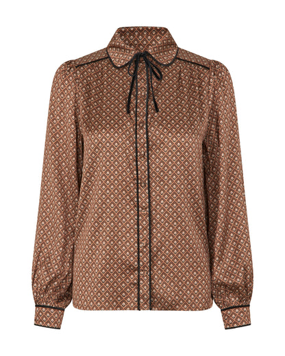 Margit Blouse With Special Trim - Meadow Caramel