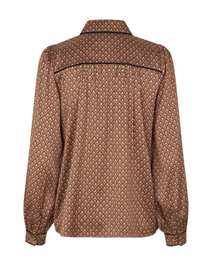 Margit Blouse With Special Trim - Meadow Caramel