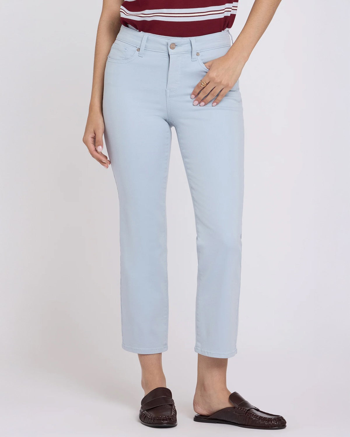 Marilyn Straight Ankle Jeans - Blue Clover