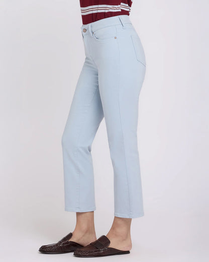 Marilyn Straight Ankle Jeans - Blue Clover