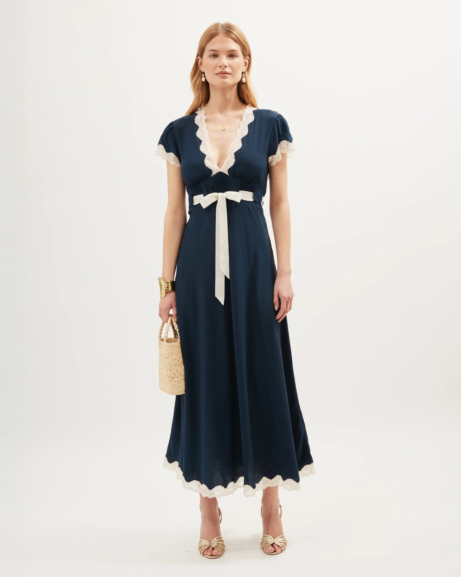 Marlice Dress - Deep Navy