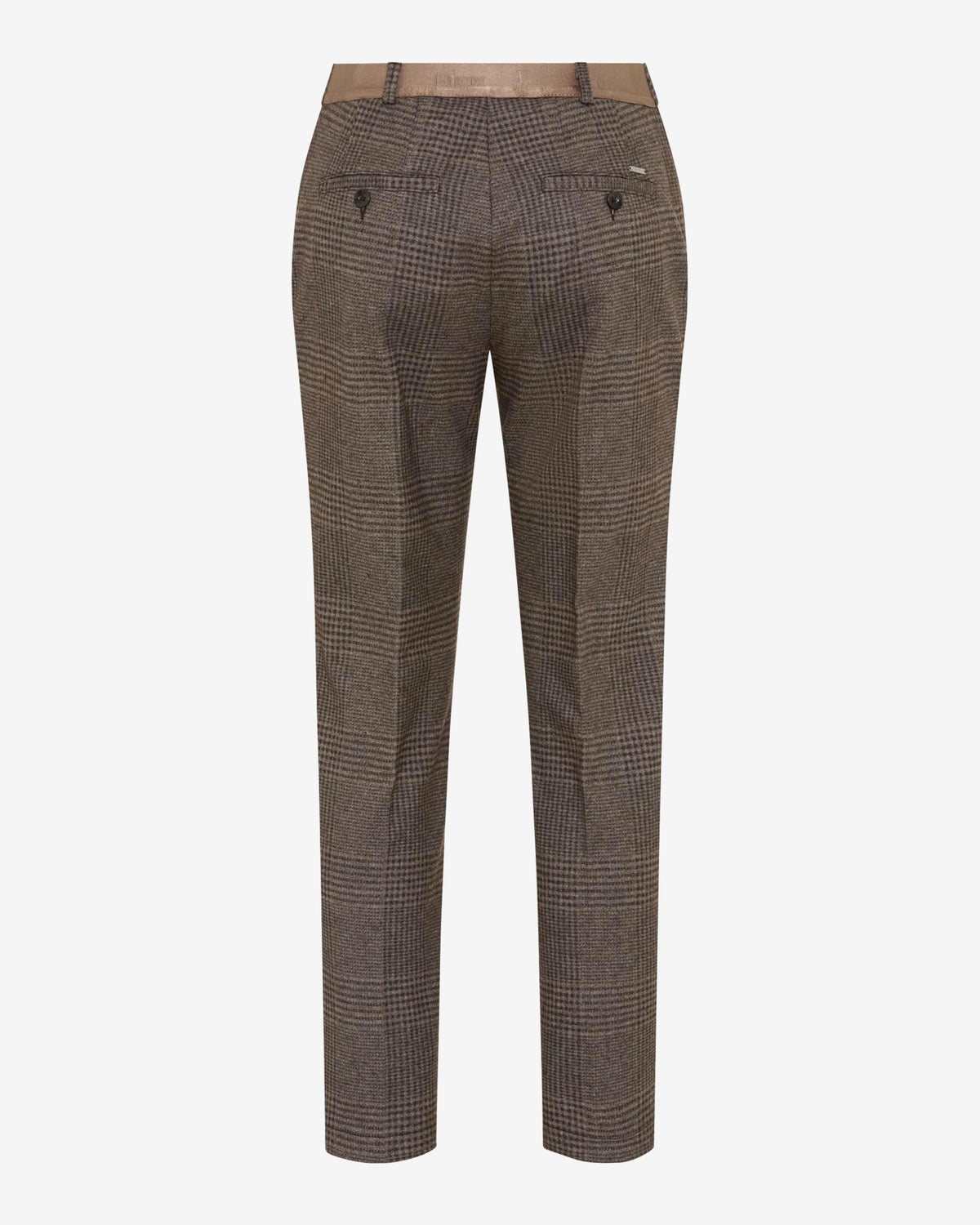 Maron S Check Pull On Trousers - Hazel Check
