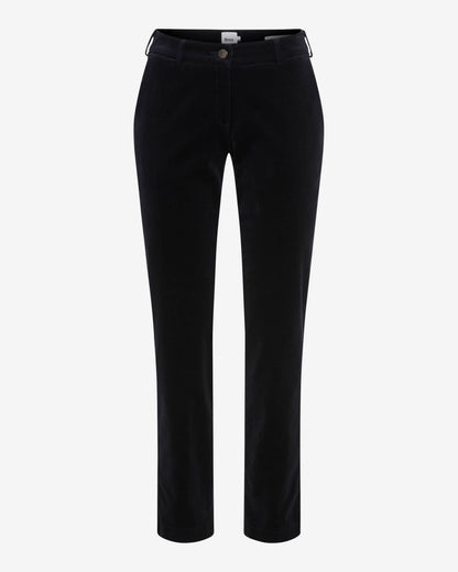 Maron S Velvet Trousers - Navy