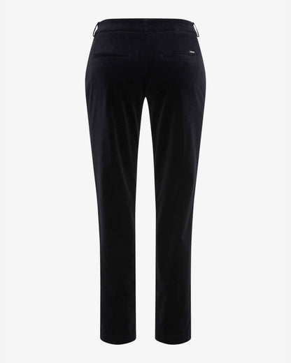 Maron S Velvet Trousers - Navy