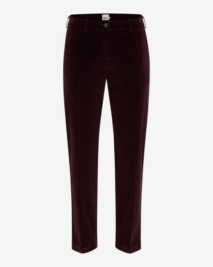 Maron S Velvet Trousers - Blackberry Biolet