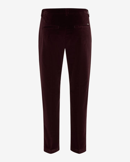 Maron S Velvet Trousers - Blackberry Biolet