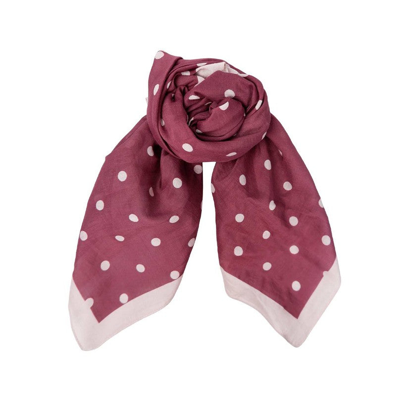 Martina Mini Scarf - Wine