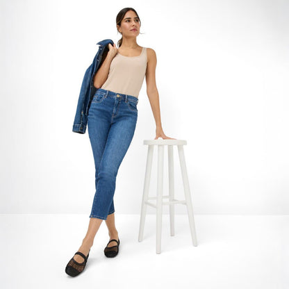 Mary S 5 Pocket Jeans - Used Stone Blue