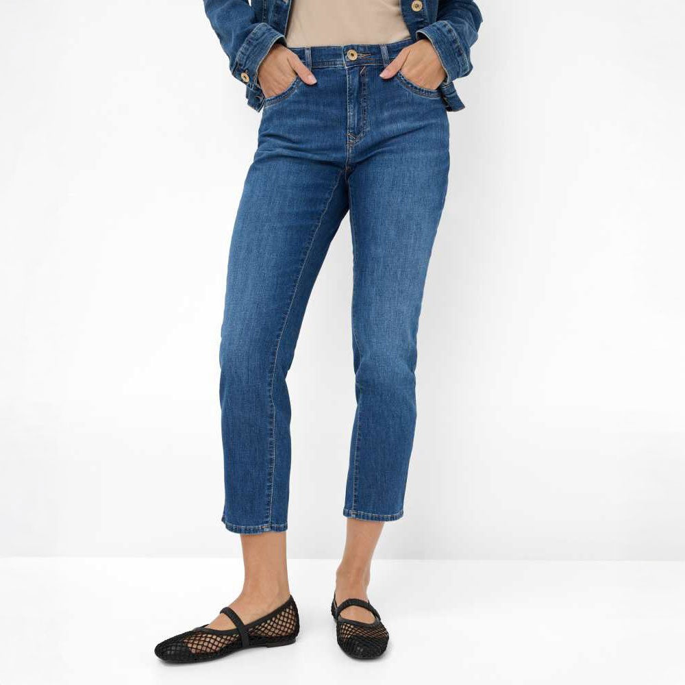 Mary S 5 Pocket Jeans - Used Stone Blue