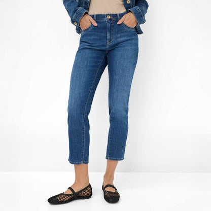 Mary S 5 Pocket Jeans - Used Stone Blue