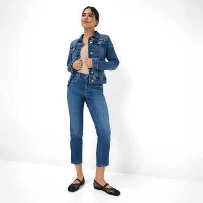 Mary S 5 Pocket Jeans - Used Stone Blue