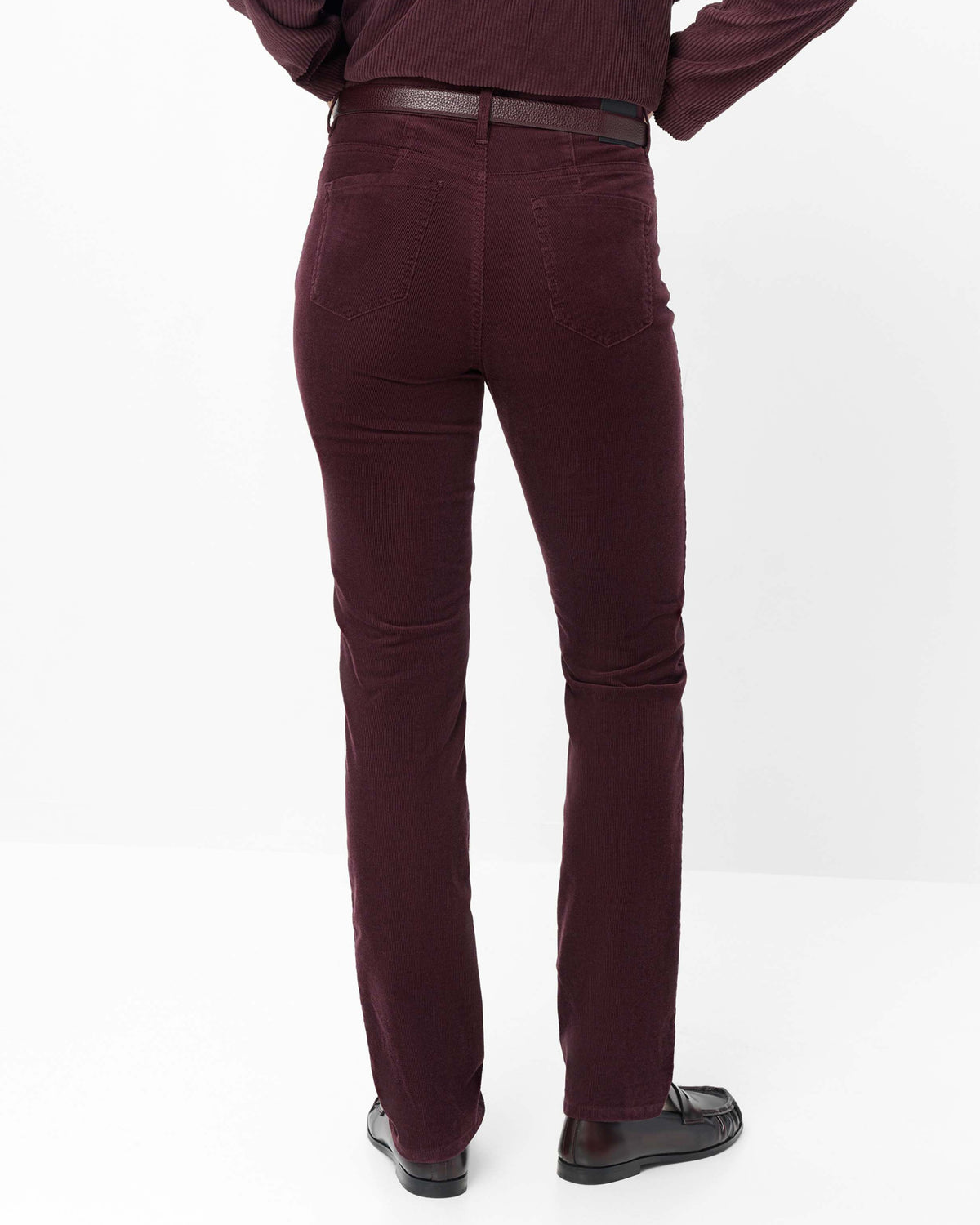 Mary Cord Trousers - Blackberry