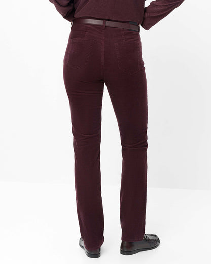 Mary Cord Trousers - Blackberry