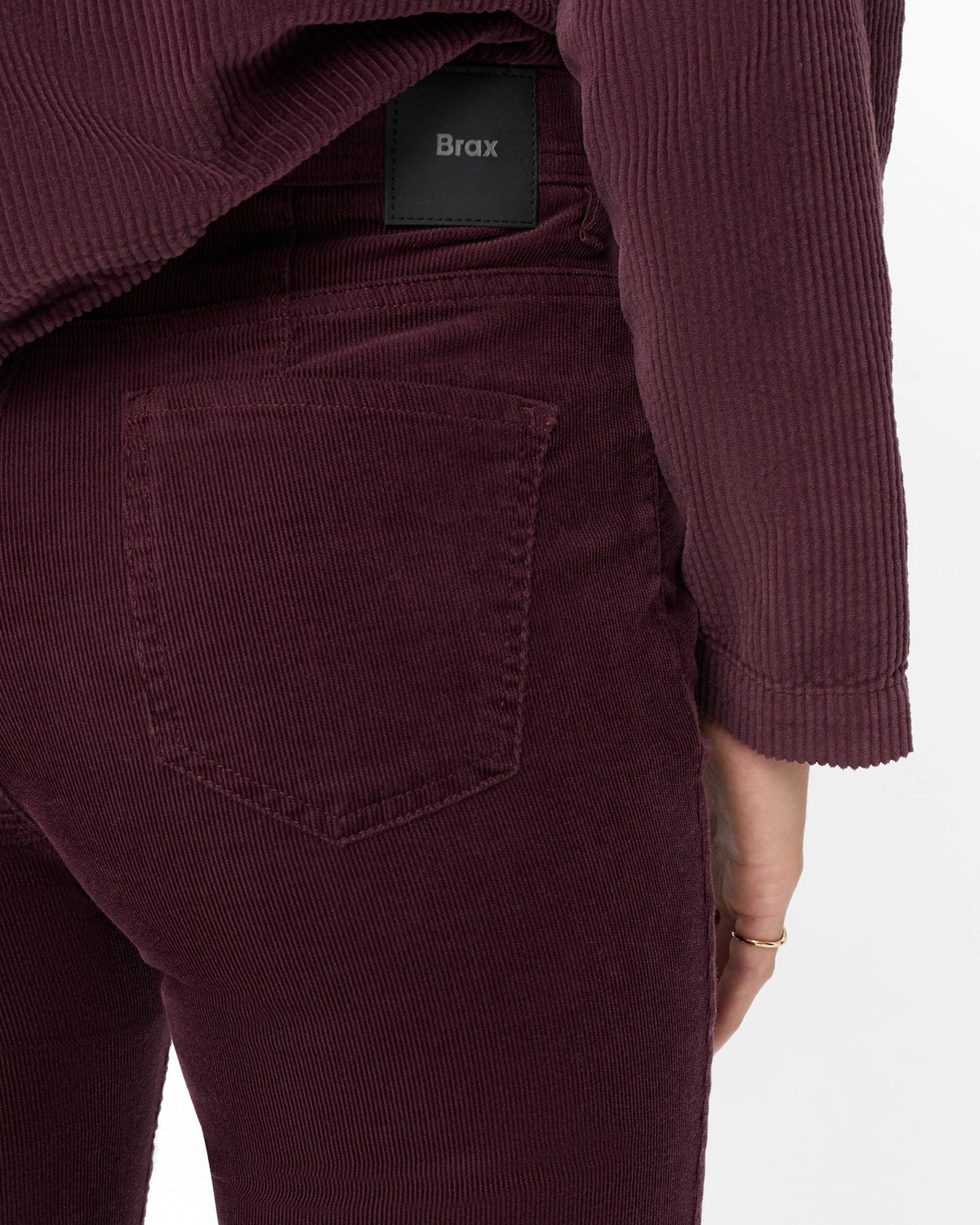 Mary Cord Trousers - Blackberry