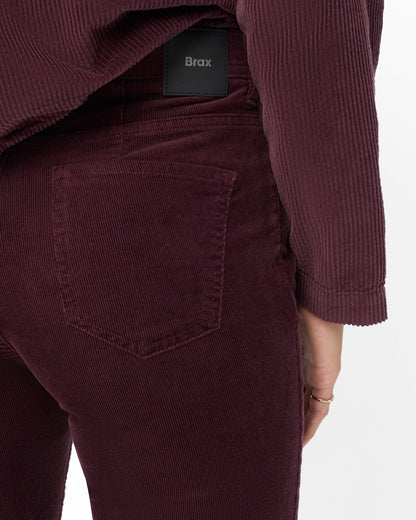 Mary Cord Trousers - Blackberry