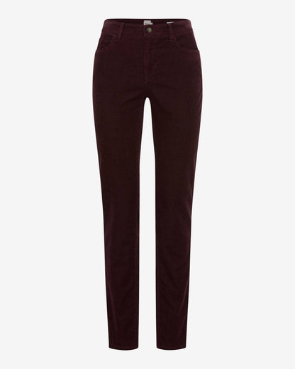 Mary Cord Trousers - Blackberry